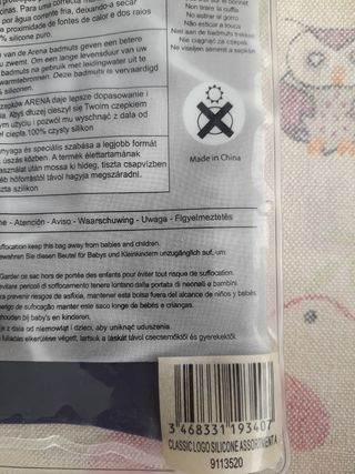 Cuffia silicone Arena, gorra de silicona