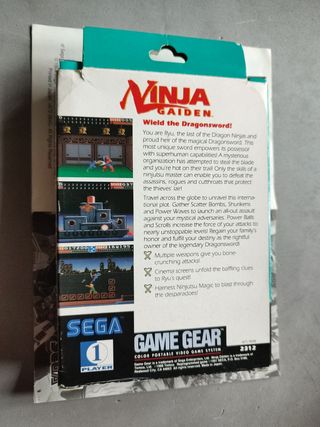  SEGA Juego NINJA GAIDEN