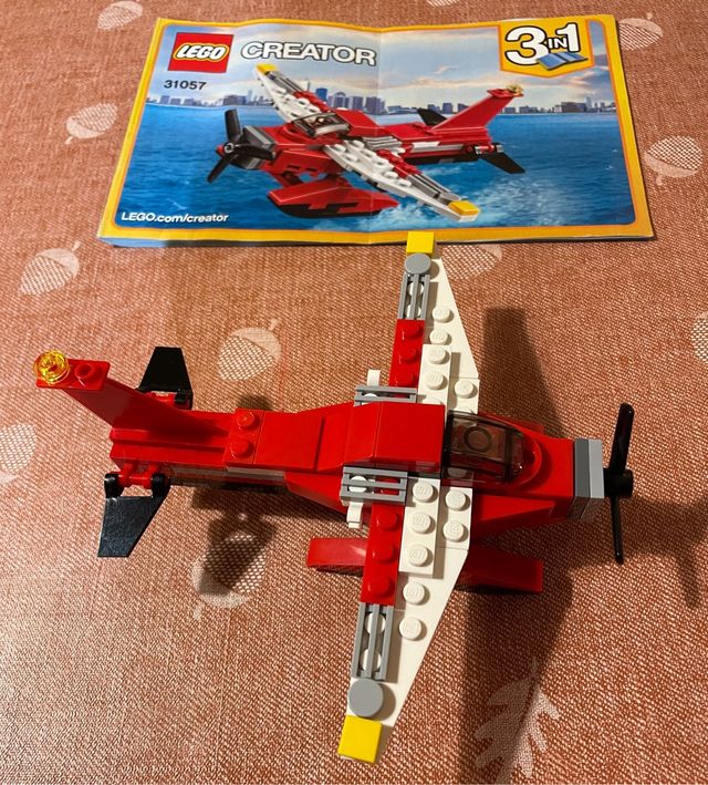 LEGO Creator hidroavión, helicóptero y barco 31057 de segunda mano