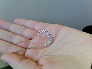 Gargantilla plata luna mandala