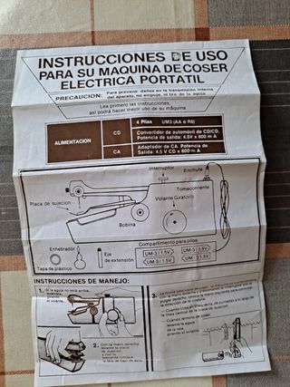 Máquina de coser portátil Senfor