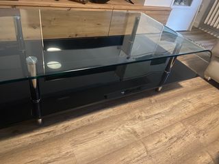 Mesa centro de cristal templado