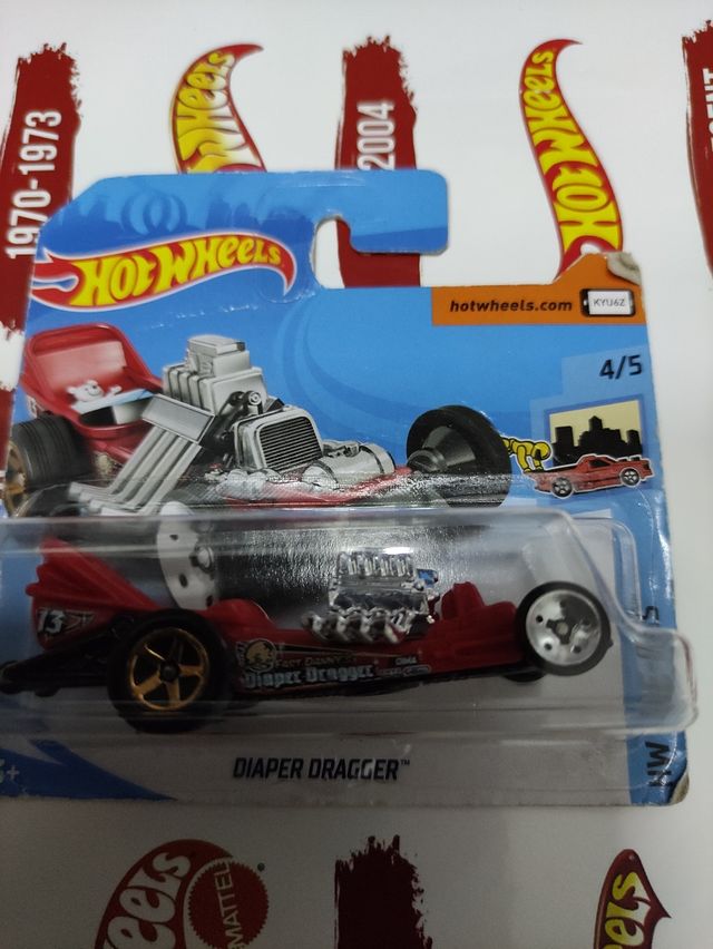 Hot wheels diaper dragger