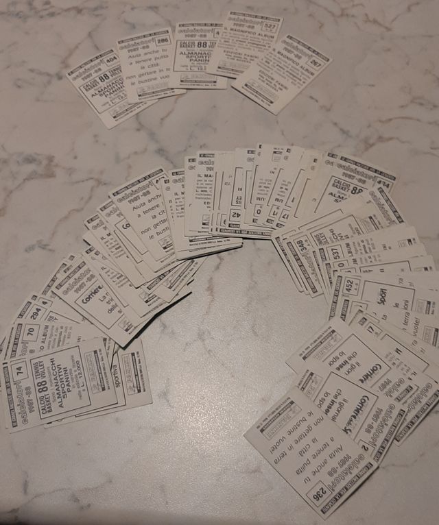 Figurine calciatori panini 1987/88