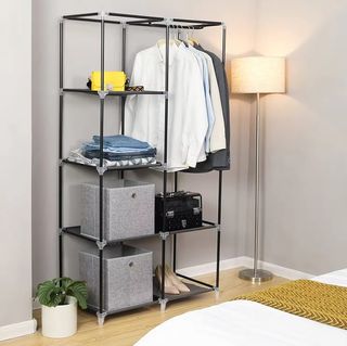 Armario de con Cubierta de Tela Plegable