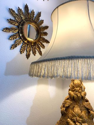 ESPEJO SOL DORADO MADERA