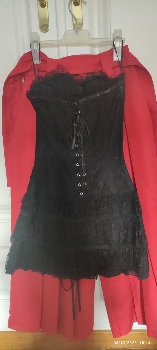 Vestido corsé gotico