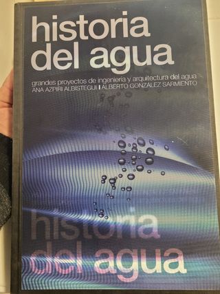 LIBRO HISTORIA DEL AGUA A BUEN PRECIO!!