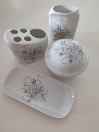 Juego de tocador vintage