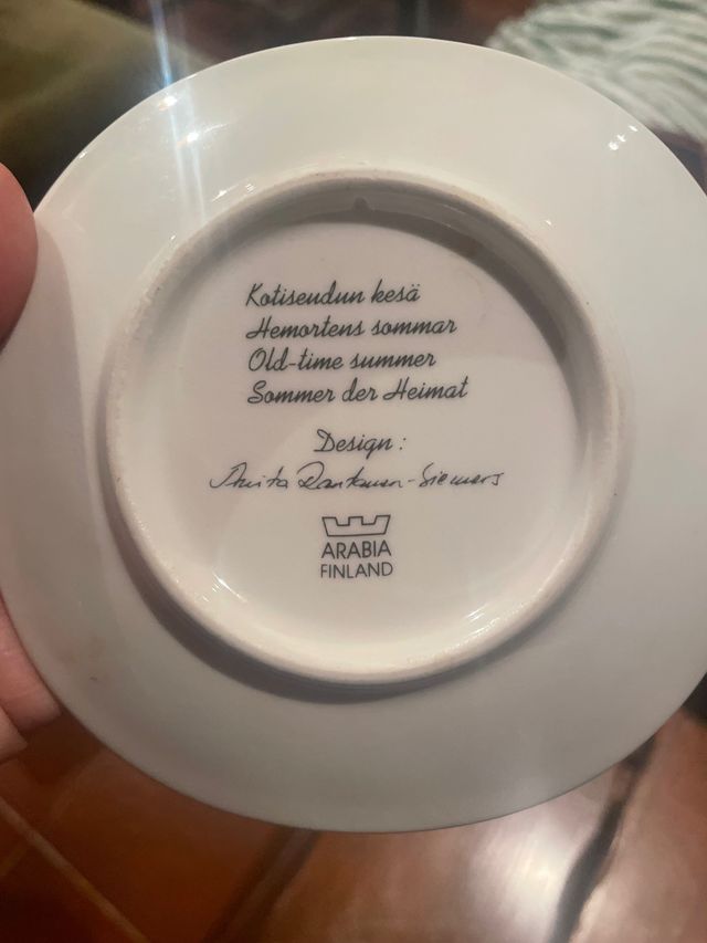 piattino decorativo Anita Rantanen