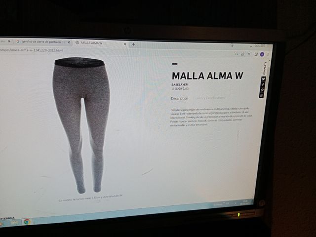 Malla técnica de chica sin estrenar