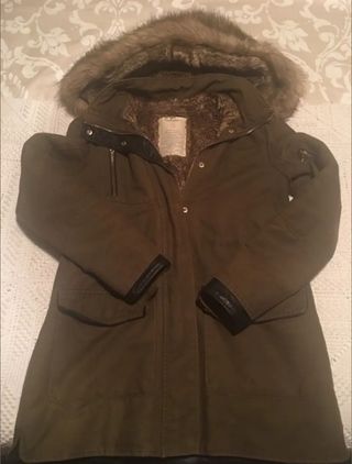 PARKA VERDE ZARA