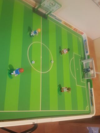 Futbolín Playmobil de sobremesa