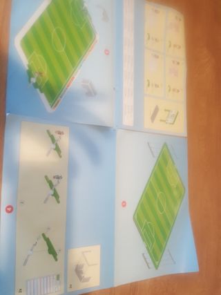 Futbolín Playmobil de sobremesa