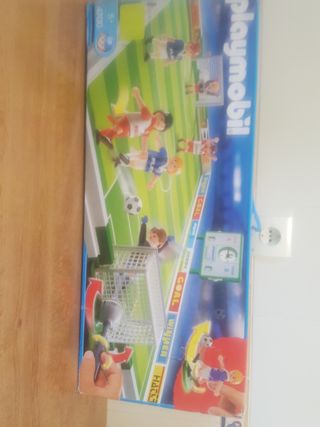 Futbolín Playmobil de sobremesa