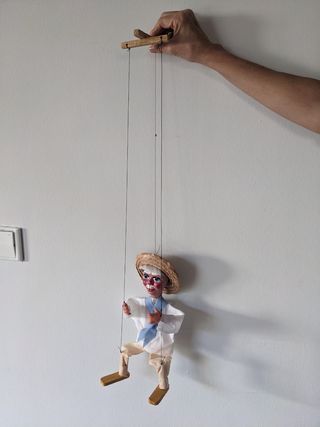 Marioneta artesanal de México