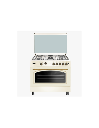 COCINA RUSTICA DE 90CM CREMA