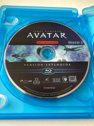AVATAR version extendida blue ray