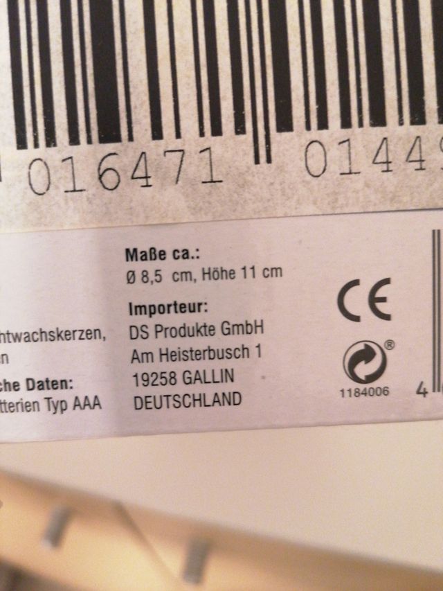 set Candele artificiali