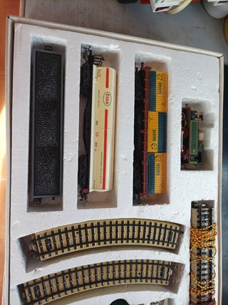 Antiguo tren maqueta electrotren 