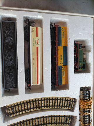 Antiguo tren maqueta electrotren 