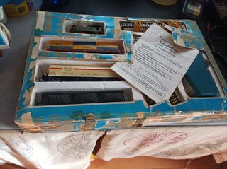 Antiguo tren maqueta electrotren 