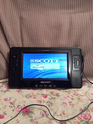 DVD doble pantalla portátil (coche o casa)