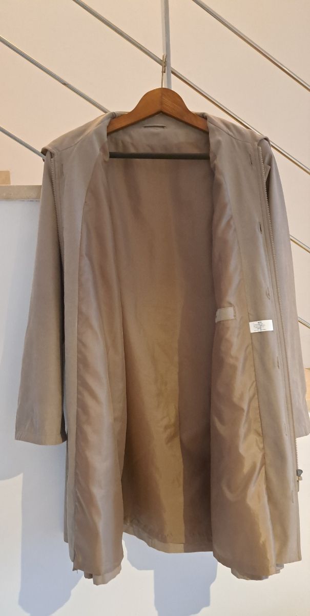 Abrigo / gabardina piel sintética Corte Inglés