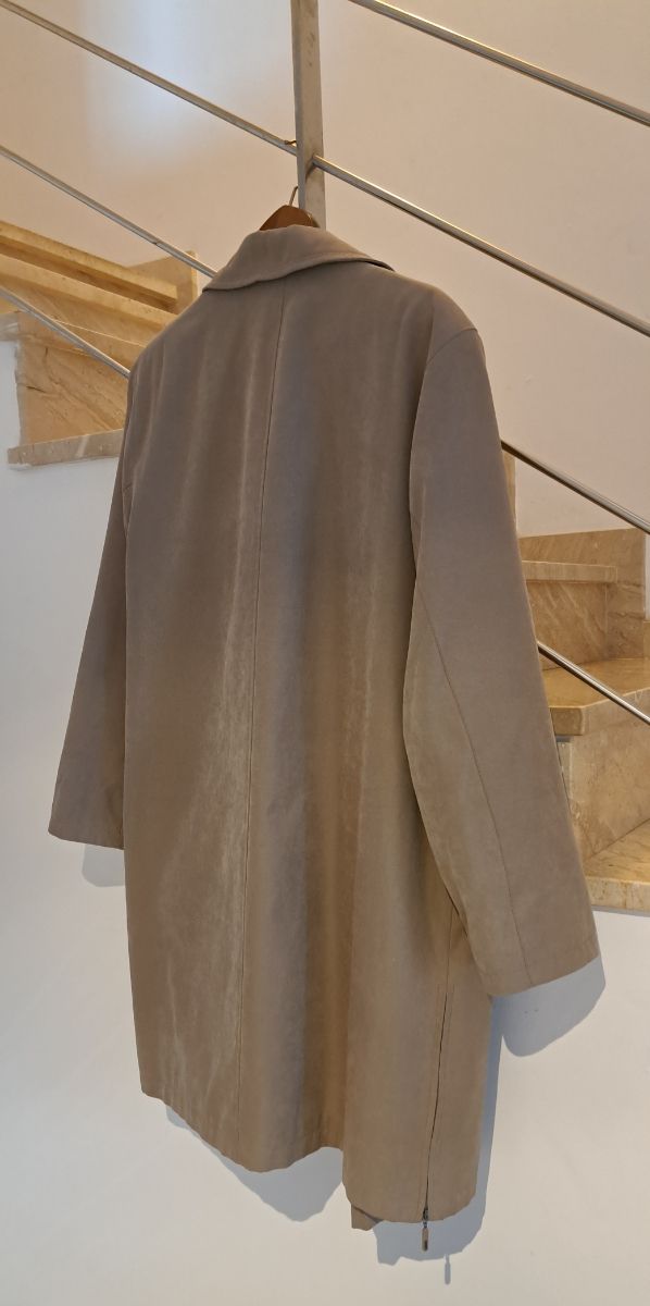 Abrigo / gabardina piel sintética Corte Inglés