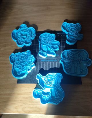 🍪 Cortador galletas navideño stitch 🎄