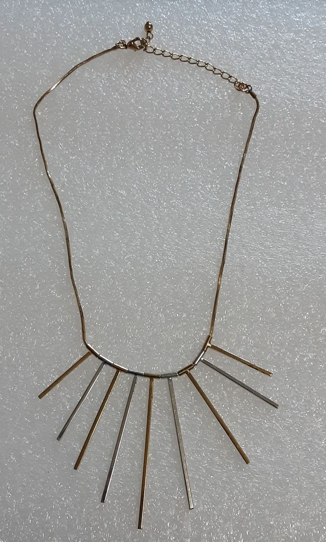 Girocollo da donna in acciaio dorato e argentato