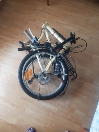 Bicicleta 20" plegable aluminio Vintage