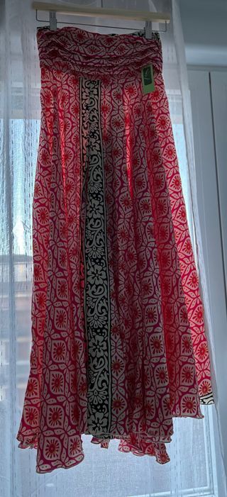 Pantalón suelto verano estampado