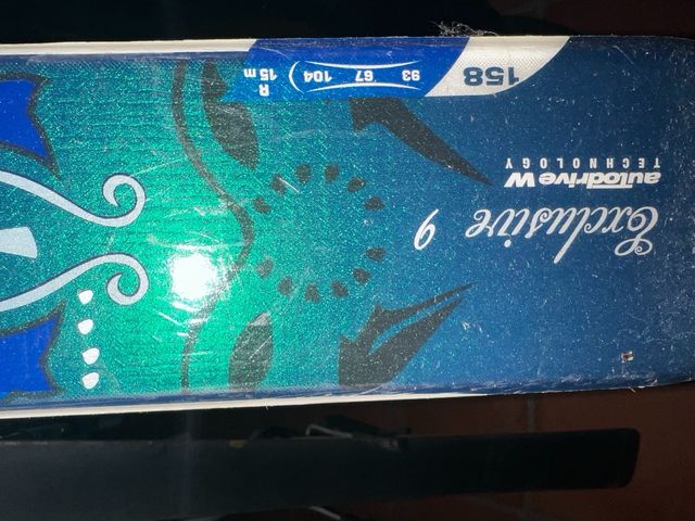 Esquis Dynastar 158 mujer con palos y fijaciones