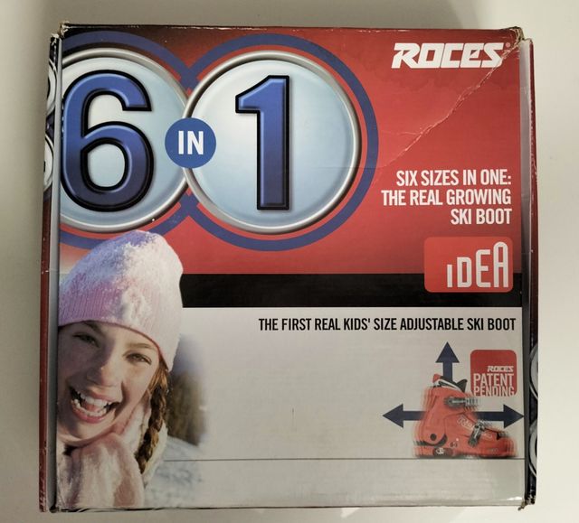 Bota esquí niño extensible