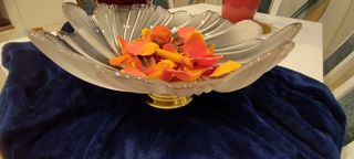 Centro de mesa de cristal