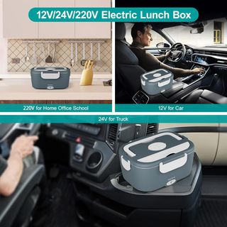 Fiambrera electrica con accesorios