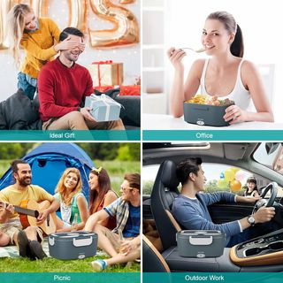 Fiambrera electrica con accesorios