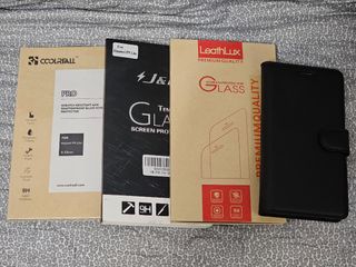 Pellicole vetro + custodia cover Huawei