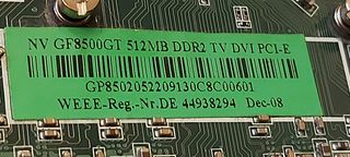 NV GEFORCE GF8500GT 512mb pci-e