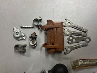 Piezas bicicleta puente bolsa rabasa herramientas