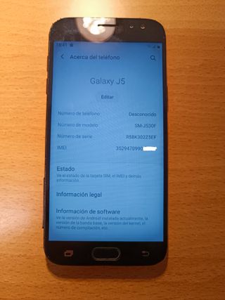 Movil Samsung J5