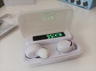 AURICULARES BLUETOOTH CON POWER BANK NUEVOS 