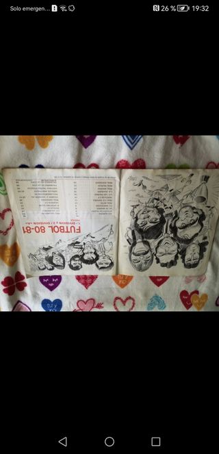 Album fútbol liga 80/81