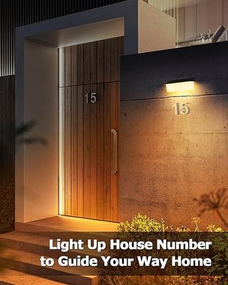Luz Solar Exterior, Luz Pared Exterior de Doble