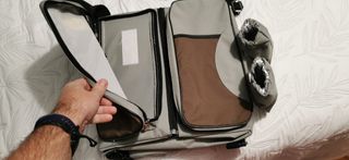 Bolsa, cuna, cambiador de viaje.