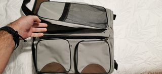 Bolsa, cuna, cambiador de viaje.