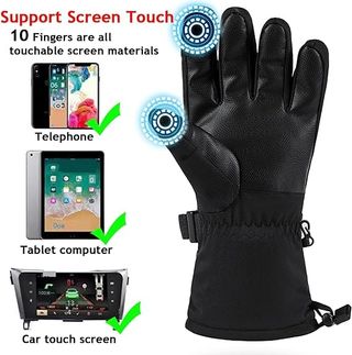  Guantes Calefactables Termicos Hombre Esquiar 
