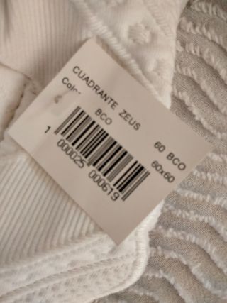 Pack de 2 cojines cojín almohada de Textura