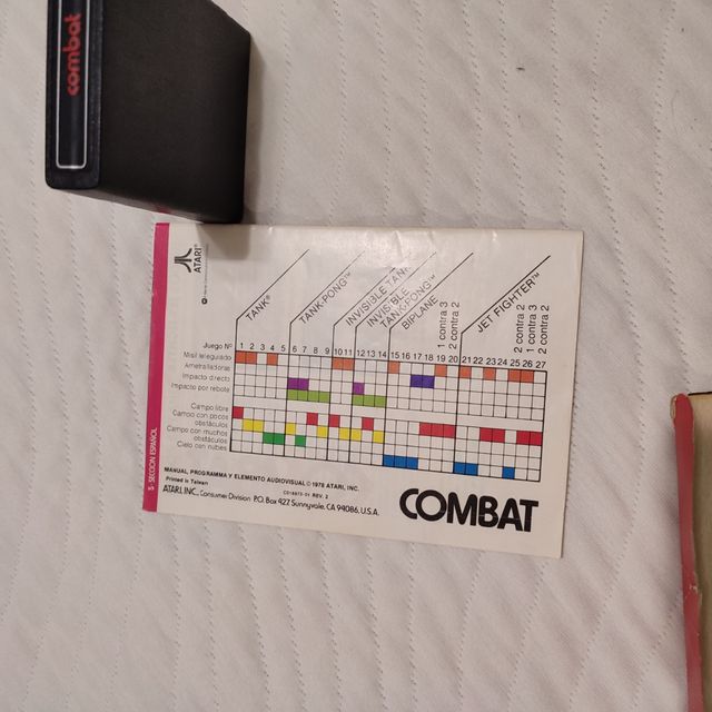 Juego Atari Combat  Completo